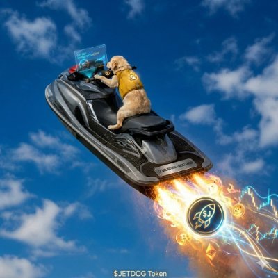 JETDOG riding a jetski